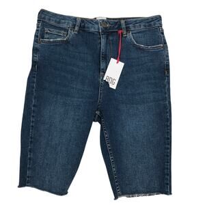 BDG Urban Outfitters Womens Pine High Waist Denim Bermuda Shorts Size 32